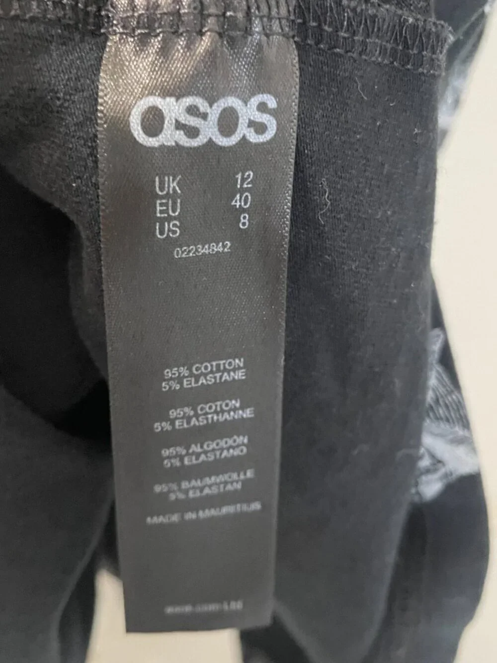 ASOS owl black and white dress. Size 8 3/4 Sleeves - Picture 6 of 6